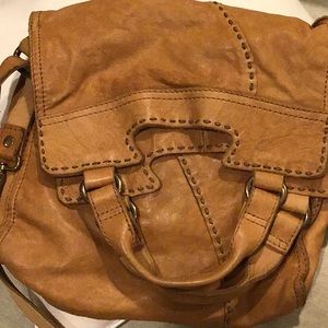 LuckyBrand leather purse/fold over bag
